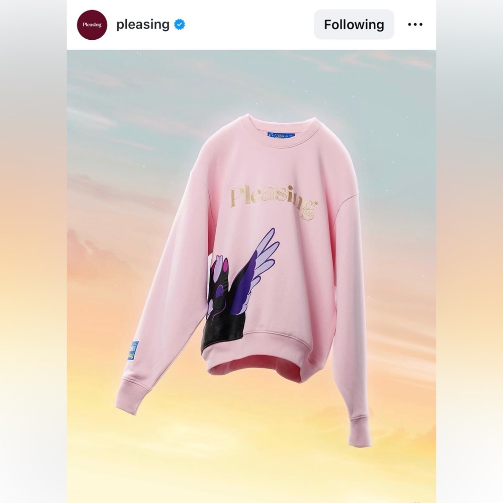 Harry Styles Pleasing + Disney Fantasia LE collab sweatshirt